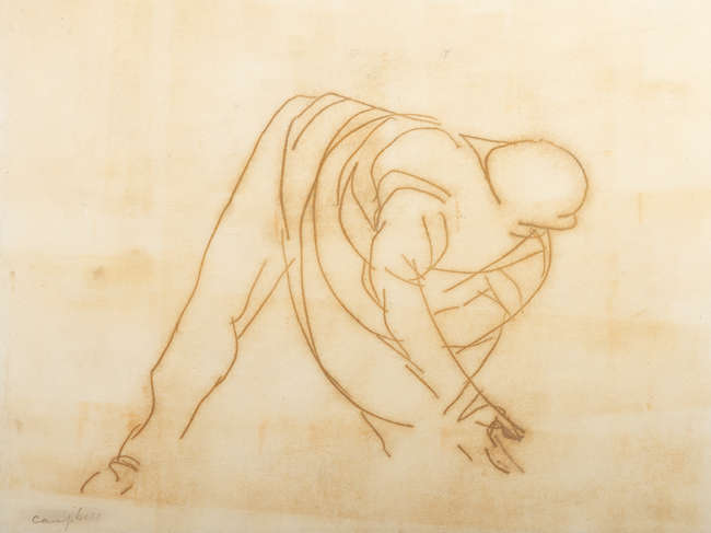 George Campbell RHA (1917-1979) 
Figure study 
C..., Fine Irish Art at Adams Auctioneers