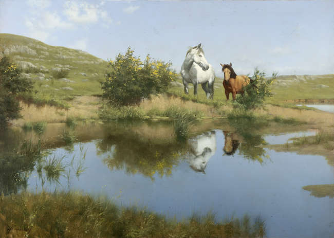 Patrick Hennessy RHA (1915-1980) 
Mountain Pool
..., Fine Irish Art at Adams Auctioneers