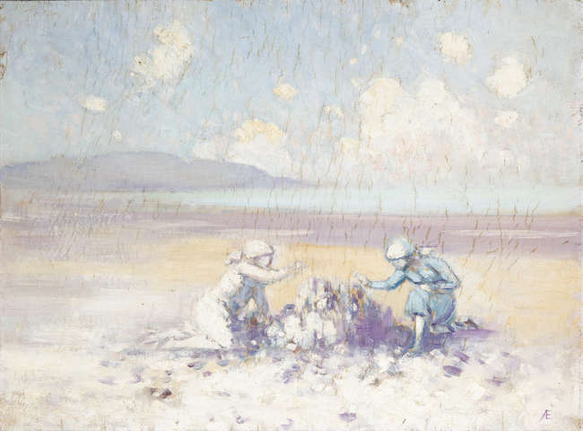George Russell AE (1867-1935) 
Two Girls on a Sea..., Fine Irish Art at Adams Auctioneers