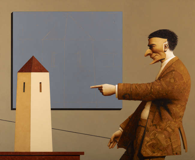 John Boyd (b.1957) 
Emblem 
Oil on board, 46 x 5..., Fine Irish Art at Adams Auctioneers