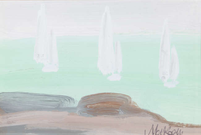Markey Robinson (1918-1999)
Boats
Acrylic on boa..., Fine Irish Art at Adams Auctioneers