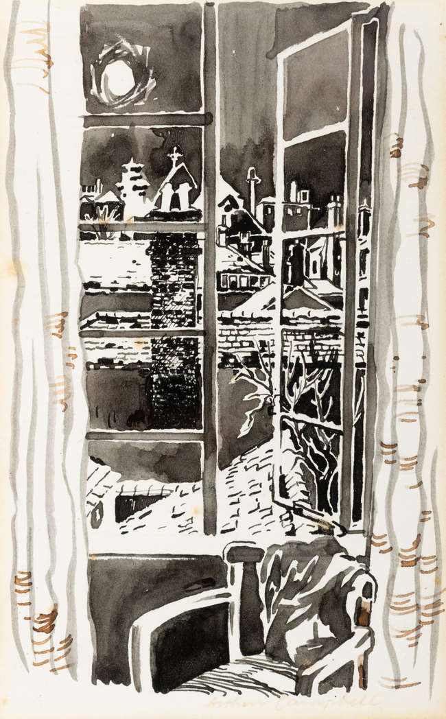 Arthur Campbell (1909-1994) 
Dublin - Room in Bus..., Fine Irish Art at Adams Auctioneers