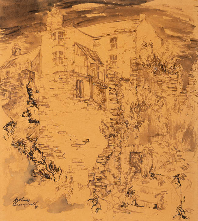 Arthur Campbell (1909-1994) 
The Last House Kinsa..., Fine Irish Art at Adams Auctioneers
