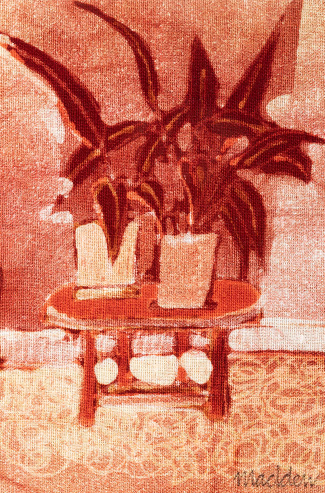 Bernadette Madden (b.1948) 
Red Aspidistras 
Bat..., Fine Irish Art at Adams Auctioneers