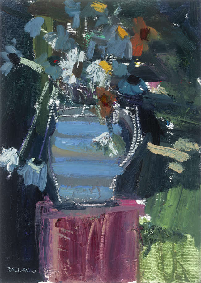 Brian Ballard RUA (b.1943) 
Striped Jug (2000) 
..., Fine Irish Art at Adams Auctioneers