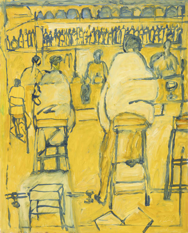 Phil Kelly (1950-2010) 
Kehoe's Bar, Dublin
Oil ..., Fine Irish Art at Adams Auctioneers