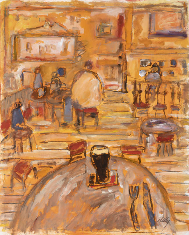 Phil Kelly (1950-2010) 
Palace Bar, Fleet Street..., Fine Irish Art at Adams Auctioneers