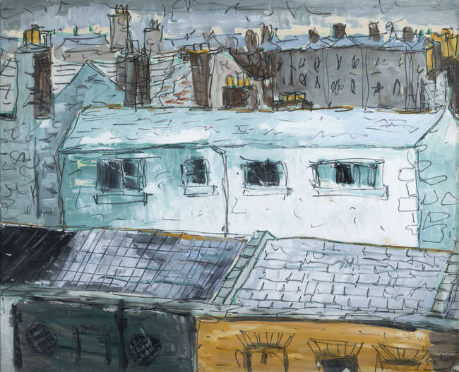 Basil Ivan Rakoczi (1908-1979) 
Dublin Rooftops
..., Fine Irish Art at Adams Auctioneers