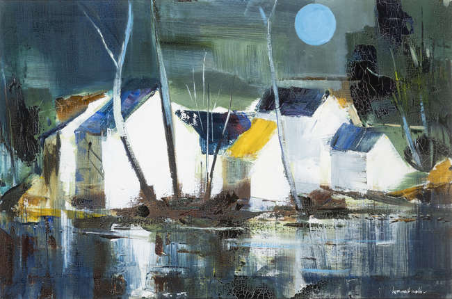 Kenneth Webb FRSA (b.1927) 
Blue Moon (1965) 
Oi..., Fine Irish Art at Adams Auctioneers