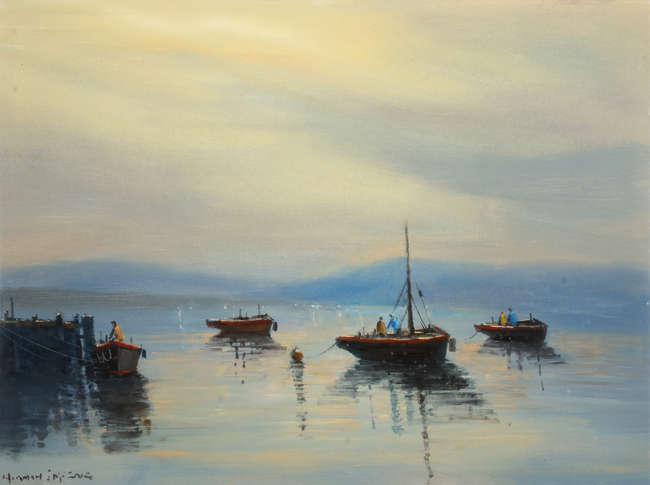 Norman J. McCaig (1929-2000) 
Corrib Fishing Boat..., Fine Irish Art at Adams Auctioneers