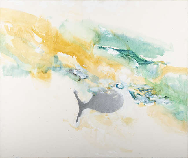 Barrie Cooke HRHA (1931-2014) 
Silver Fish
Oil o..., Fine Irish Art at Adams Auctioneers