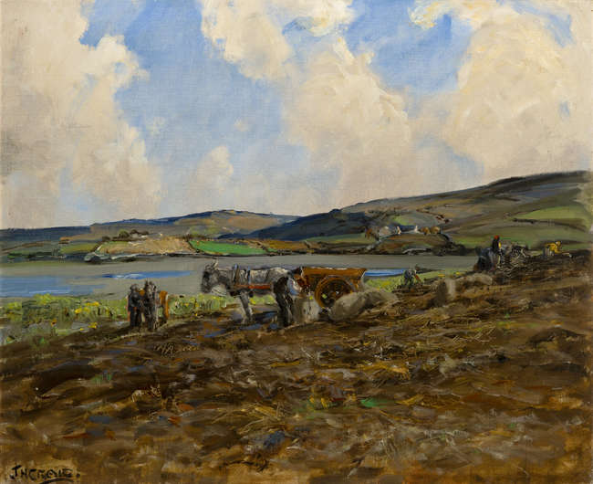 James Humbert Craig RHA (1877-1944) 
The Potato H..., Fine Irish Art at Adams Auctioneers