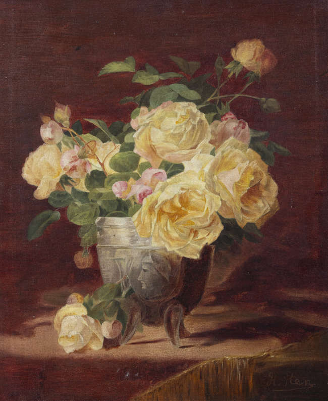 Hans Iten RUA (1874-1930)
Roses
Oil on canvas, 4..., Fine Irish Art at Adams Auctioneers