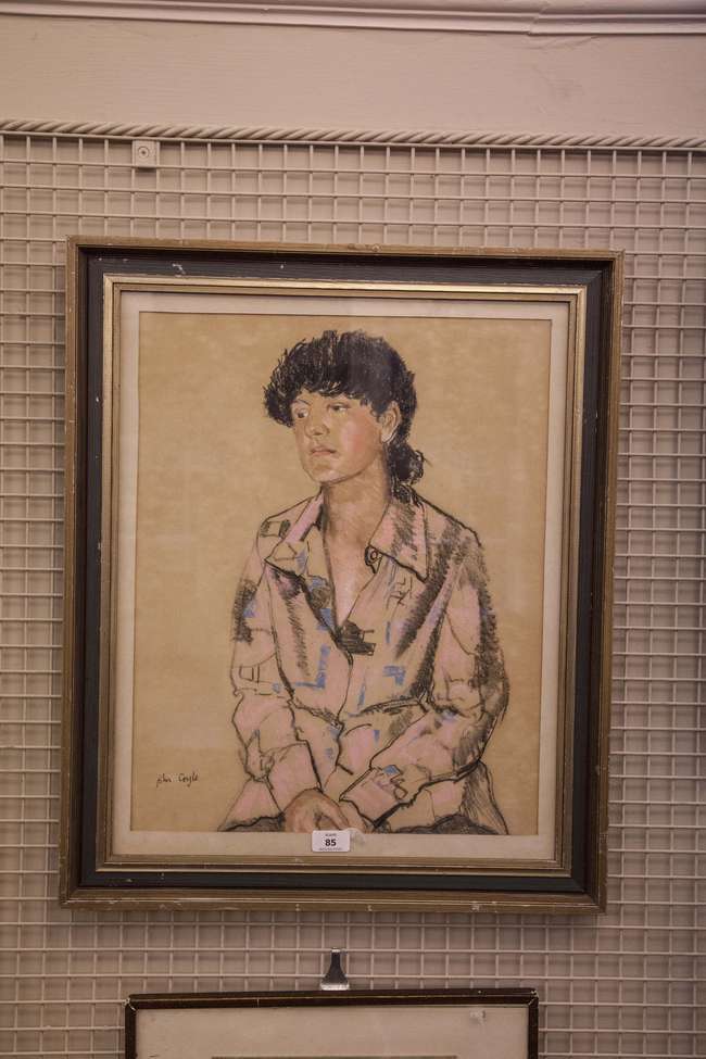 JOHN COYLE RHA (20TH CENTURY)
Portrait of a lady i..., Fine Irish Art at Adams Auctioneers