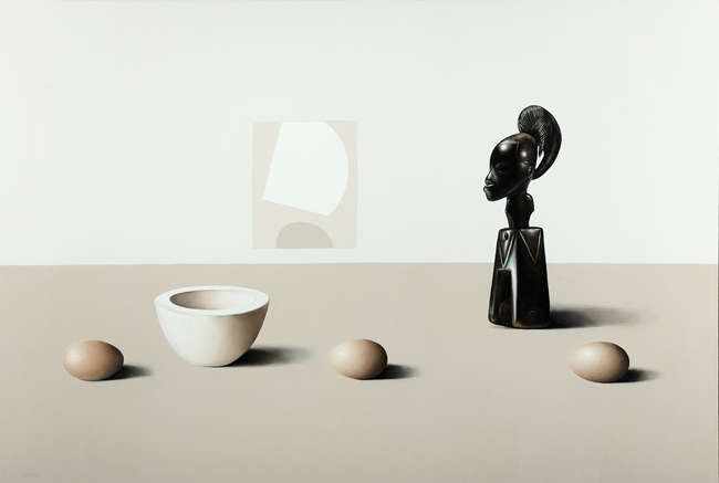 Liam Belton RHA (b.1947) 
Meditation of the Egg I..., Fine Irish Art at Adams Auctioneers