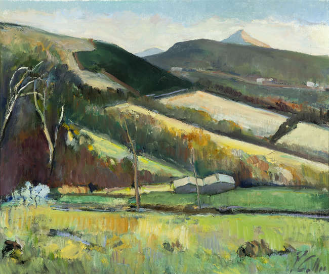 Peter Collis RHA (1929-2012) 
The Glencree Valley..., Fine Irish Art at Adams Auctioneers