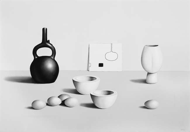 Liam Belton RHA (B.1947) 
Chimu Vessel with Five ..., Fine Irish Art at Adams Auctioneers