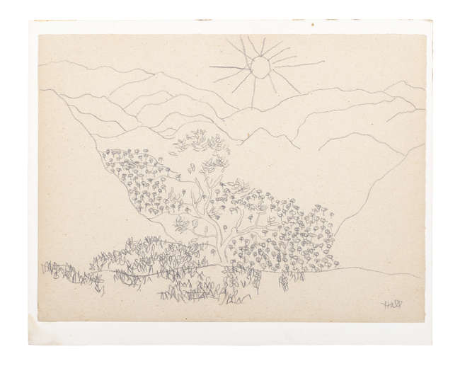 Kenneth Hall (1913-1946) 
Mountain Landscape 
Pe..., Fine Irish Art at Adams Auctioneers