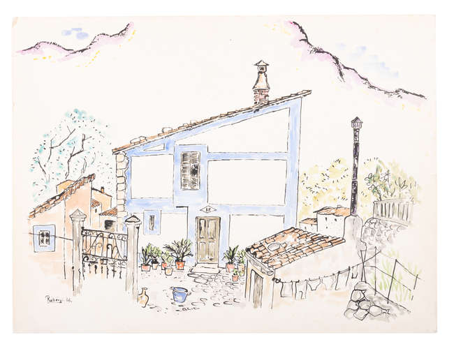 Basil Ivan Rakoczi (1908-1979) 
Blue and White, M..., Fine Irish Art at Adams Auctioneers