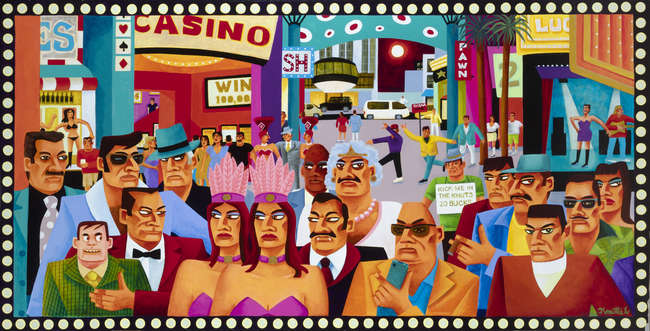 GRAHAM KNUTTEL (1954-2023)
Freemont Street, Las V..., Fine Irish Art at Adams Auctioneers