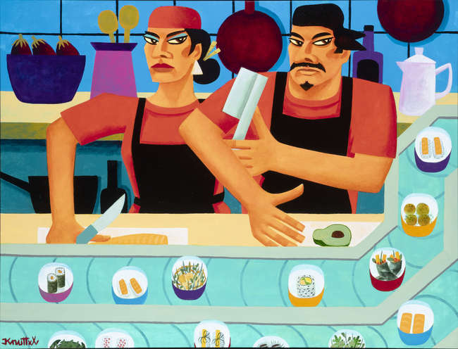 GRAHAM KNUTTEL (1954-2023)
Wasabi Temper
Oil on ..., Fine Irish Art at Adams Auctioneers