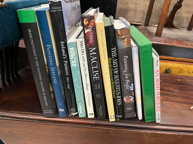 A LARGE COLLECTION OF HARDBACK ART BOOKS

 inclu..., Fine Irish Art at Adams Auctioneers