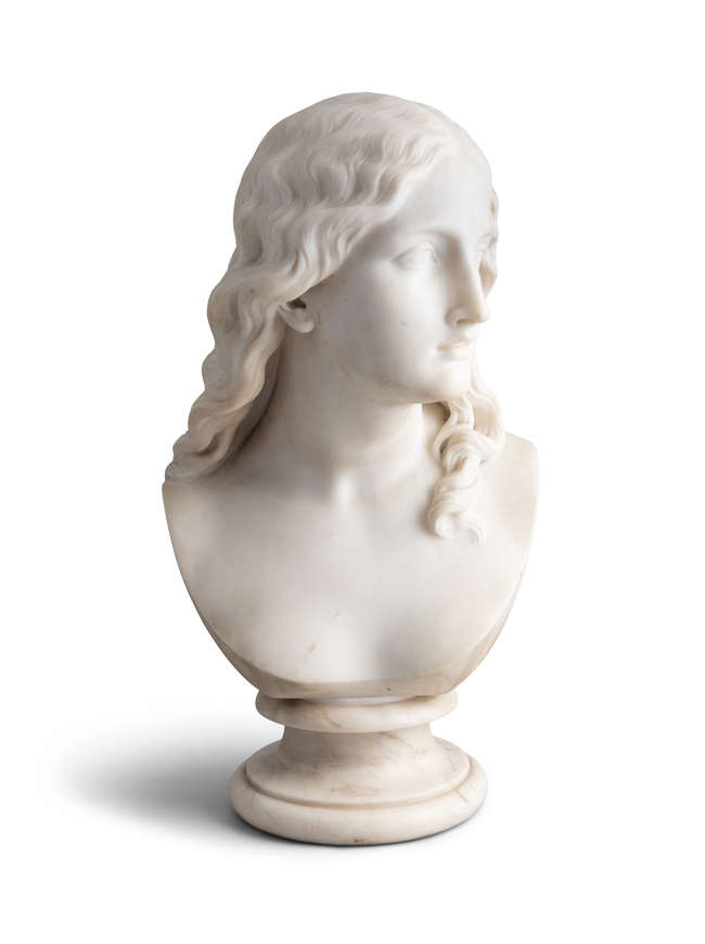 JOHN HENRY FOLEY (1814-1874) 
Portrait Bust of a ..., Fine Irish Art at Adams Auctioneers
