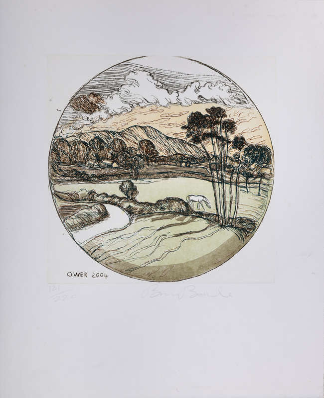 Brian Bourke (b.1936)
Ower 2004 
Etching, 46 x 3..., Fine Irish Art at Adams Auctioneers