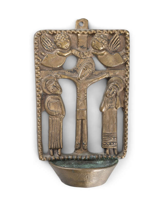 Imogen Stuart RHA (1927-2024) 
Crucifixion
Bronz..., Fine Irish Art at Adams Auctioneers