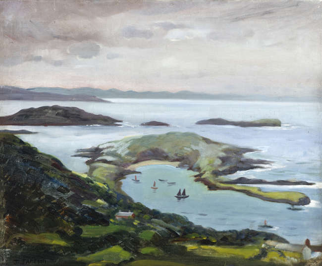 Joan Jameson (1892-1953) 
View from a Hill
Signe..., Fine Irish Art at Adams Auctioneers