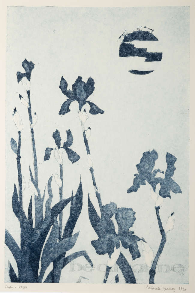 Patrick Hickey HRHA (1927-1998) 
May Irises 
Etc..., Fine Irish Art at Adams Auctioneers