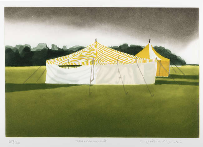 Martin Gale RHA (b. 1949) 
Tournament 
Lithograp..., Fine Irish Art at Adams Auctioneers