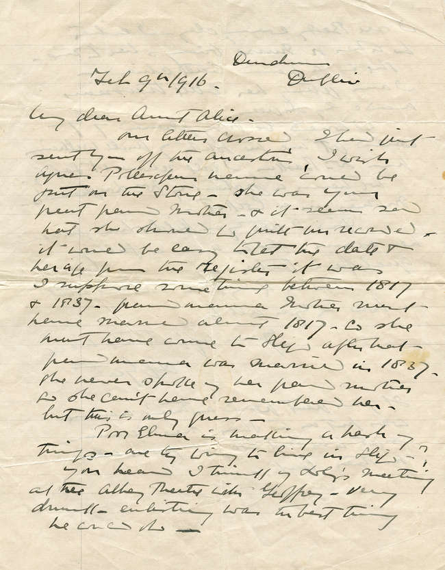 YEATS, LILY Autograph letter signed by - auctions & price archive