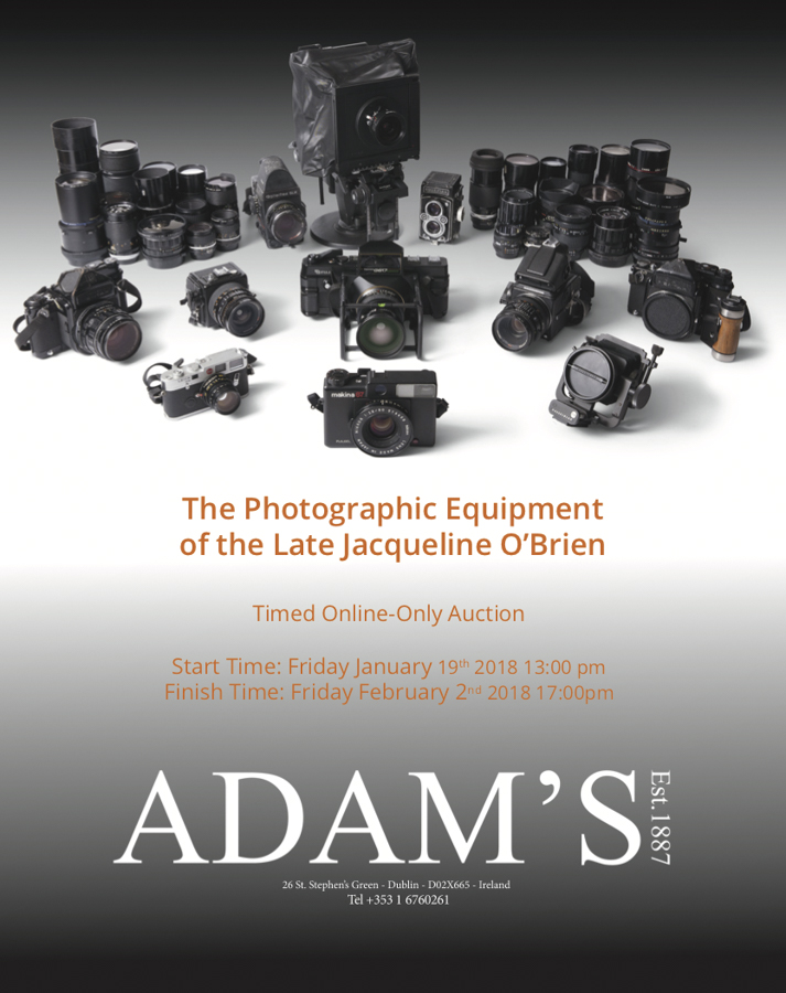 The Photographic Equipment of the Late Jacqueline O'Brien